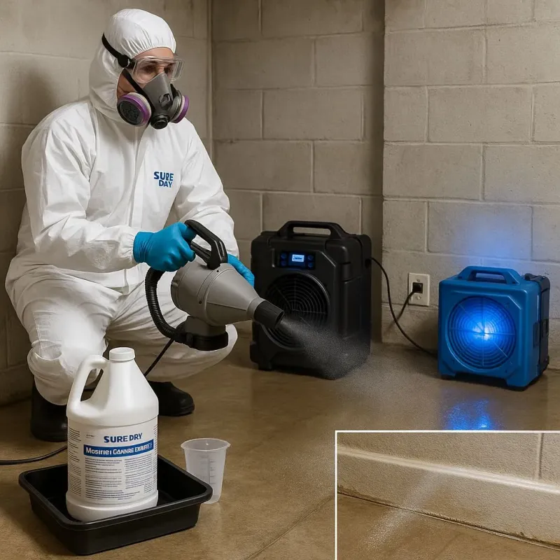 Sanitization and Odor Removal process in Chevy Chase, DC